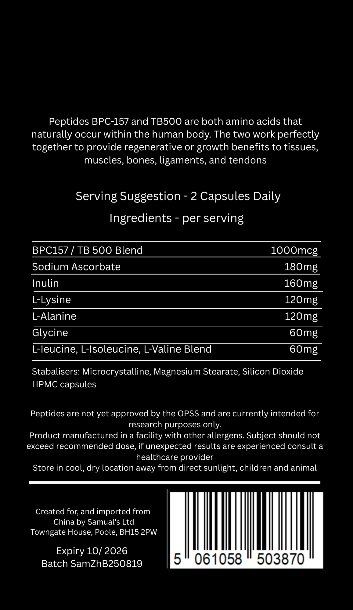 Samuals  - 1000mcg Blend